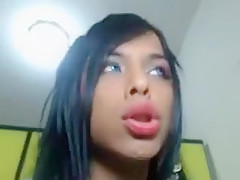 Exotic Amateur Shemale clip with Solo, Big Dick scenes