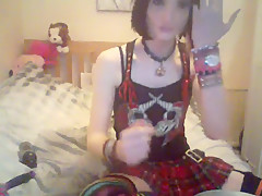 Incredible Homemade Shemale clip with Solo, Stockings scenes