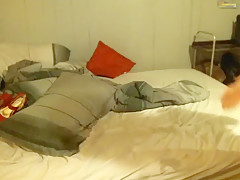 Crazy Homemade Shemale movie with Solo, Self Sucking scenes