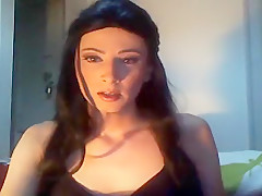 Exotic Amateur Shemale video with Masturbation, Solo scenes