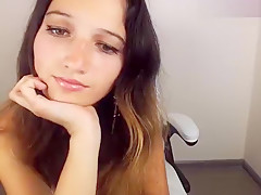Klubnichka_XS in black stockings
