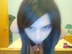 Best Homemade Shemale movie with Small Tits, Solo scenes