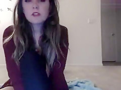 Cutie Emma_ plays with vibrator