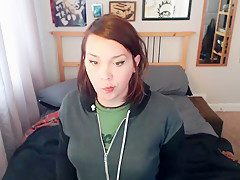 Horny Amateur Shemale clip with Fetish, Masturbation scenes