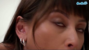 Tiny Teen Oiling Her Perfect Ass and Riding a Client on The Massage Table